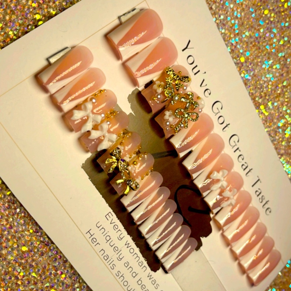 Handmade press on nails ready to ship